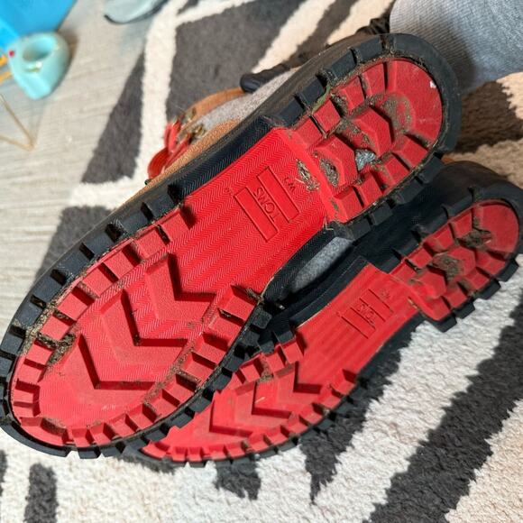 TOMS Women’s Summit Rawhide Gray Wool Waterproof Boots Size 7 - Picture 4 of 5